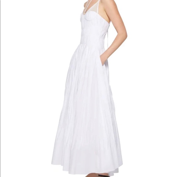 Indy Cotton Blend Plissé Maxi Dress - Picture 3 of 13